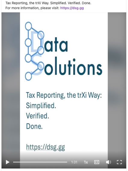 LinkedIn Video about the trXi application. Click to view.